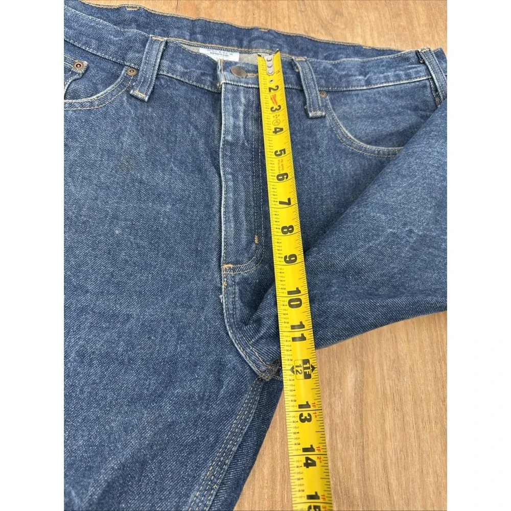 Carhartt B480 DVB Traditional Fit Blue Denim‎ Jeans Mens 38x34 Workwear Grunge
